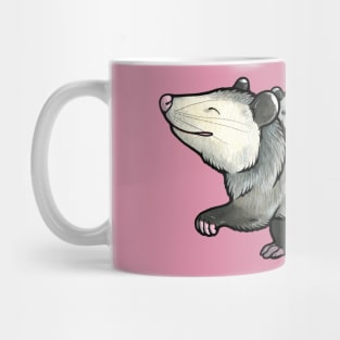 Opossum with babies Mug